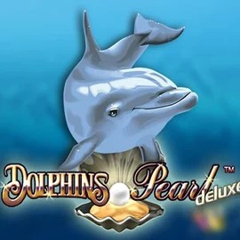 Dolphins Pearl Deluxe online game logo by Novomatic on festivalplaycasino.ca