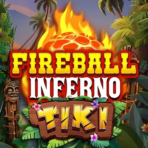 Slots logo of Fireball Inferno Tiki from NetEnt at Festival Play Casino