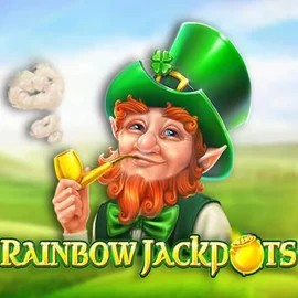 Rainbow Jackpots logo by Red Tiger Gaming Festival Play Casino