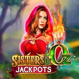 Sisters Of Oz Jackpots slot logo by Triple Edge Studios at Festival Play Casino