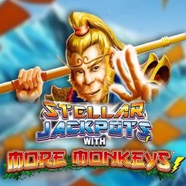 Jackpots logo of Stellar Jackpots with More Monkeys from Lightning Box Game at Festival Play Casino