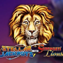 Stellar Jackpots with Serengeti Lions by Lightning Box Game, showcased at festivalplaycasino.ca – game logo