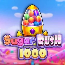 Sugar Rush 1000 slot logo by Pragmatic Play at Festival Play Casino
